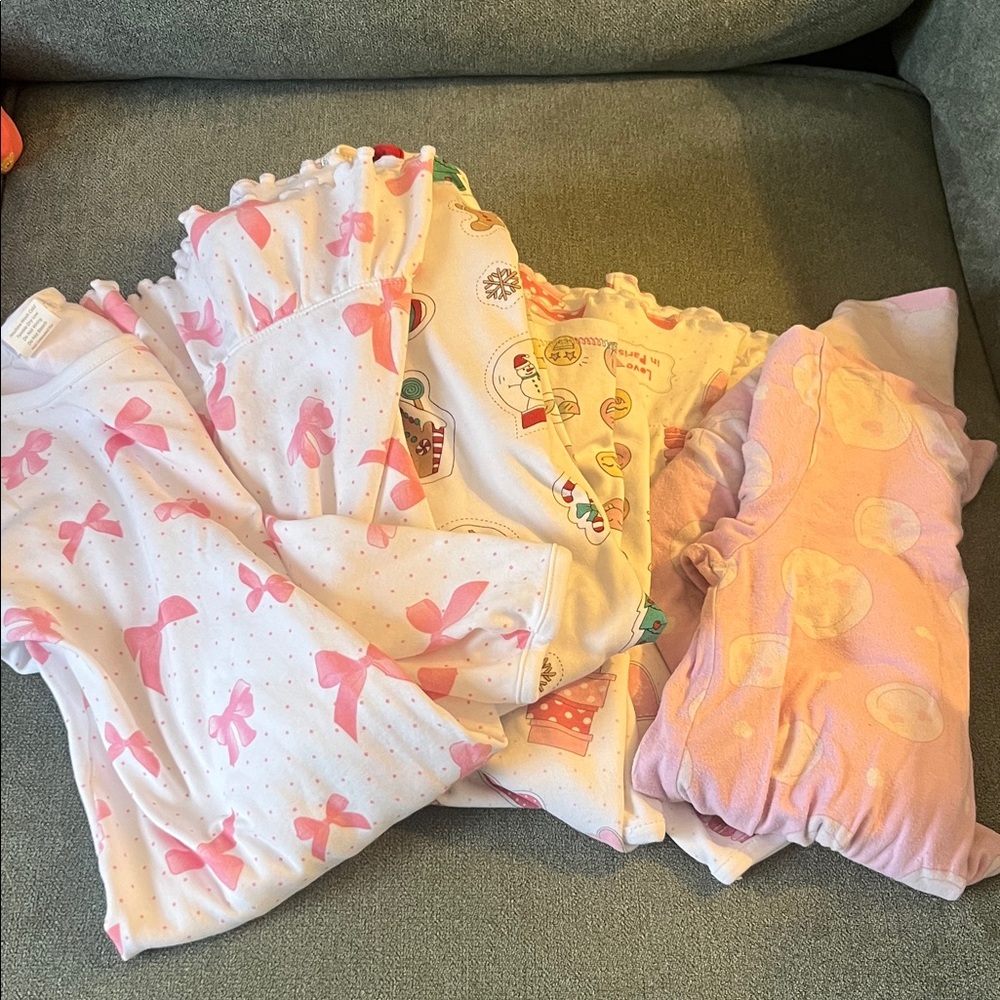 Girls Nightgowns 100% Pima Cotton size 8 Lot of 5